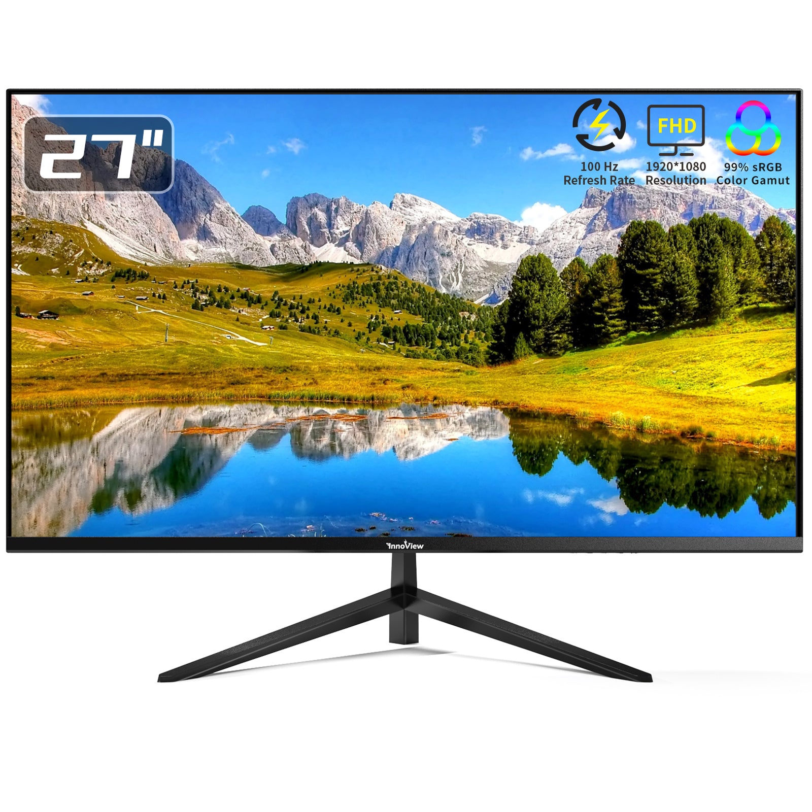 InnoView 27-inch FHD 100HZ 4000:1 Contrast Ratio Monitor – InnoView Monitor